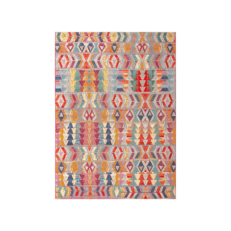 Tapis d'extérieur moderne Tolland Multi_Unique Loom Tamarindo, Rectangle 10 pi x 14 pi 1 po