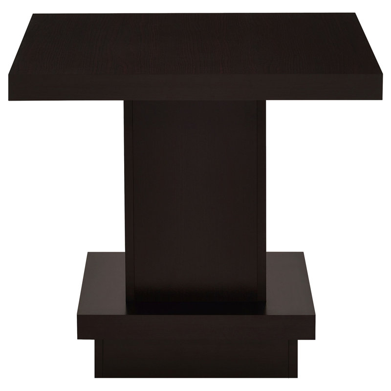 Table de bout à piédestal carré MBala