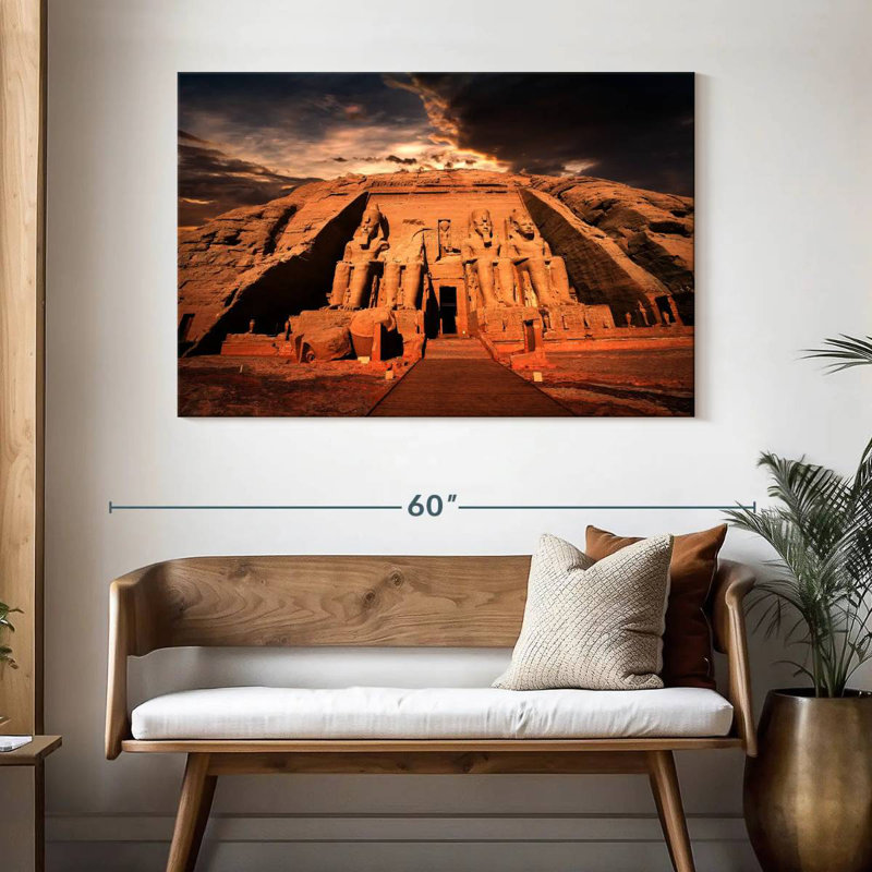 Adella Abu Simbel Temples, 32" H x 48" W