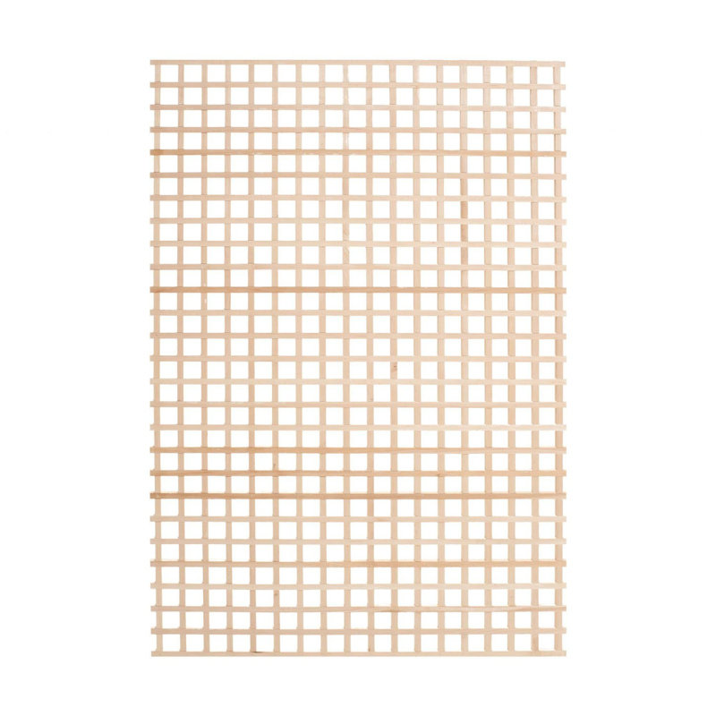 Panneau de treillis carré 24 po x 35 3/4 po x 3/8 po, Érable dur