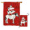 Double Sided 40'' H x 28'' W Polyester Flag Set