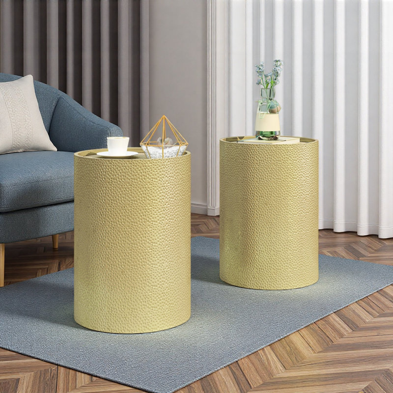 METAL SIDE TABLE, Gold