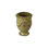 Anduze French Yellow Ceramic Round Planter with Drainage Hole