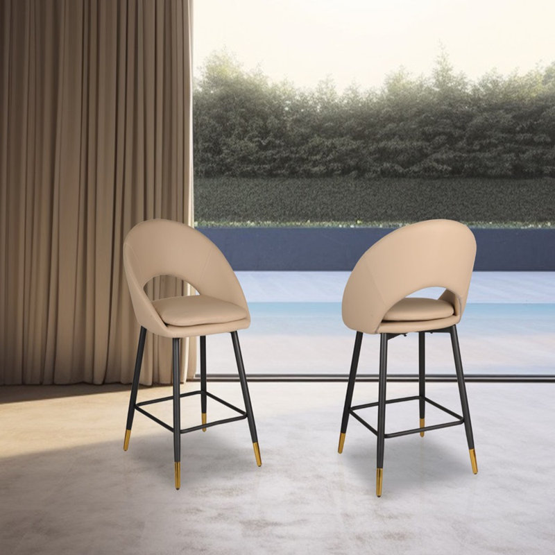 Tabouret 25 comptoirs, Beige