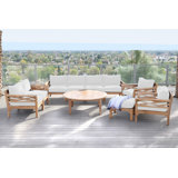 Monterey Outdoor 7 - Piece Teak Conversation Set
