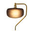 Lampe sur pied Astris Modern Gold avec détails noirs - Lampe sur pied de style industriel pour le salon, la chambre à coucher et l'éclairage de bureau