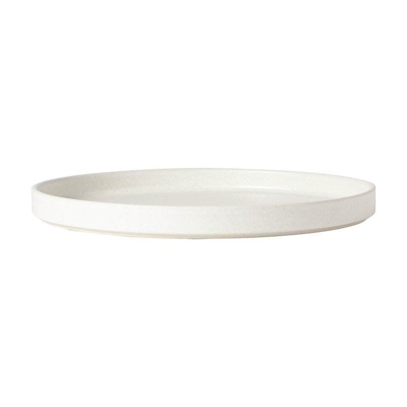 Deep Serving Plate Redonda, White