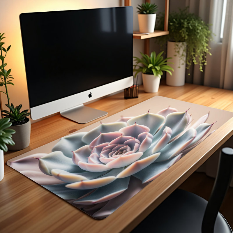 Polyester Desk Pad, 31.5x15.5
