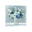Be Happy Blue by Sally Swatland - Wrapped Canvas Painting-523420104