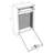 Steel Wall Mounted Mailbox with Magnetic Closure-26952201