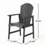 Chaises de salle à manger en bois (2), gris foncé - pour la protection contre les intempéries (2)-1628485670