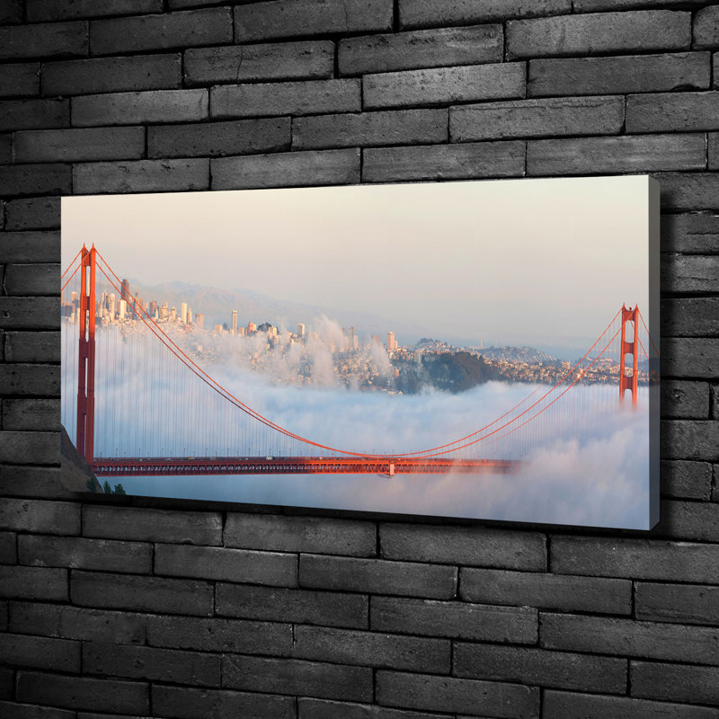 San Francisco Bridge - Wrapped Canvas Print