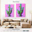 Harnek cactus sur rose vif-108448728