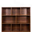 Bibliothèque de 70,87 po de hauteur avec 10 cubes et 3 portes, bibliothèque à 4 niveaux, bibliothèque ouverte avec armoire, rangement à cubes moderne pour le salon et le bureau