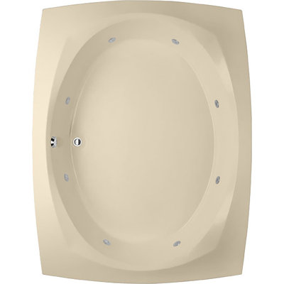 Largo 82'' x 64'' Gel Coat Bathtub