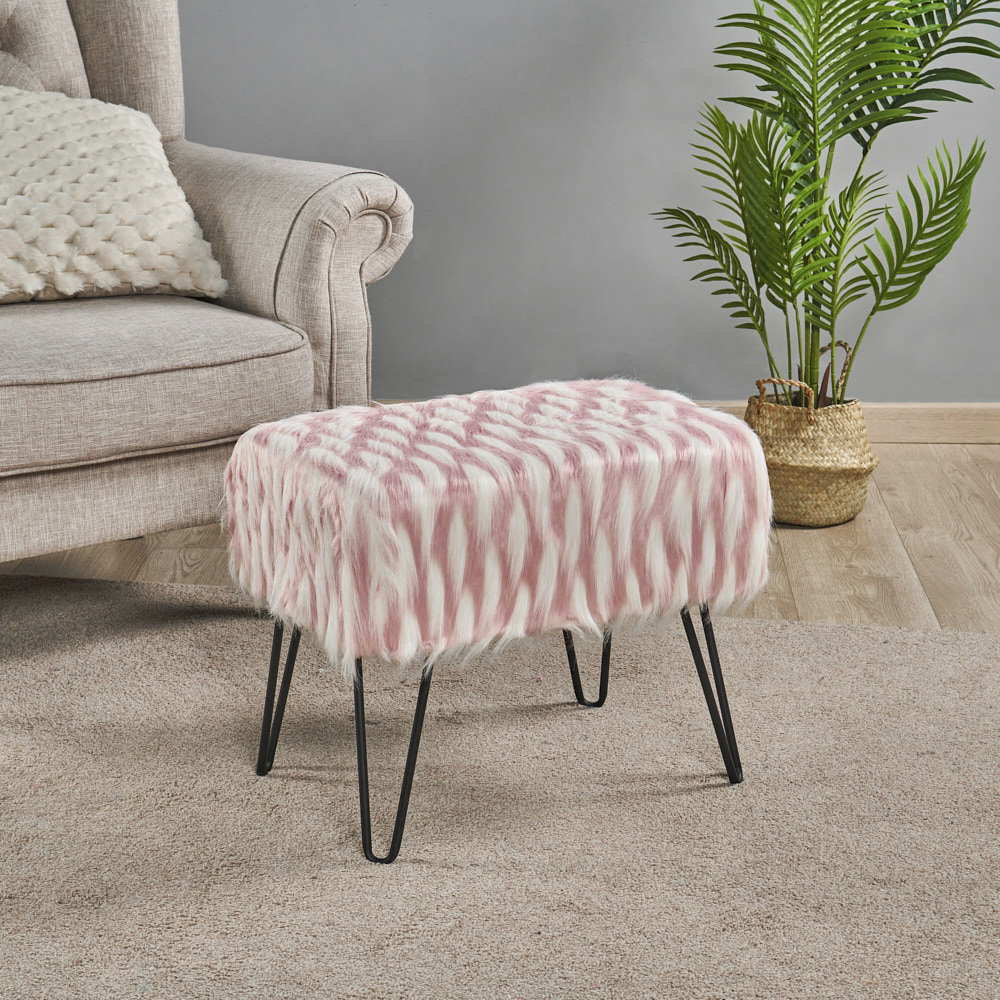 Lorence Upholstered Ottoman Mercer41 Upholstery