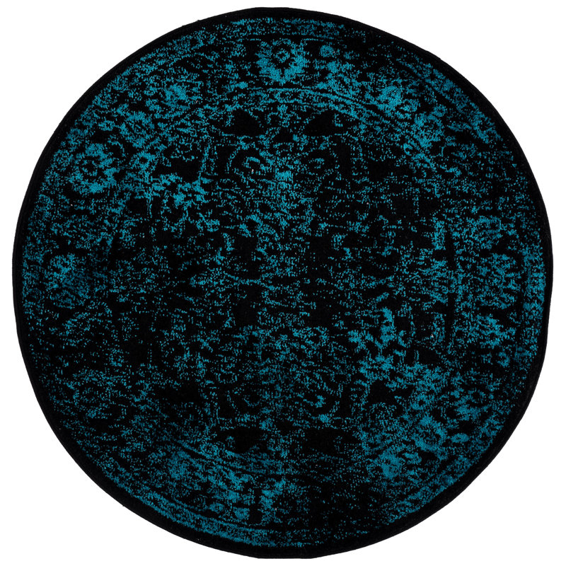 Tapis floral Olius Performance, Rond 4 pi