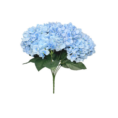 Faux bouquet d'hortensias à 7 têtes