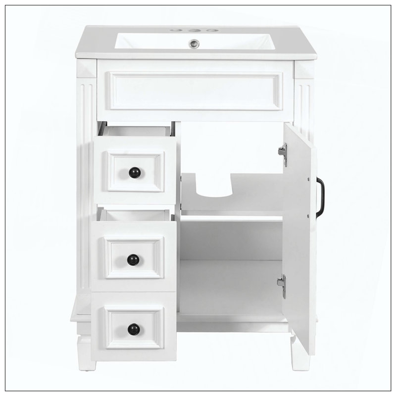 Tablette de meuble-lavabo en céramique Modern