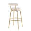 Tabouret de bar à hauteur fixe avec pivot