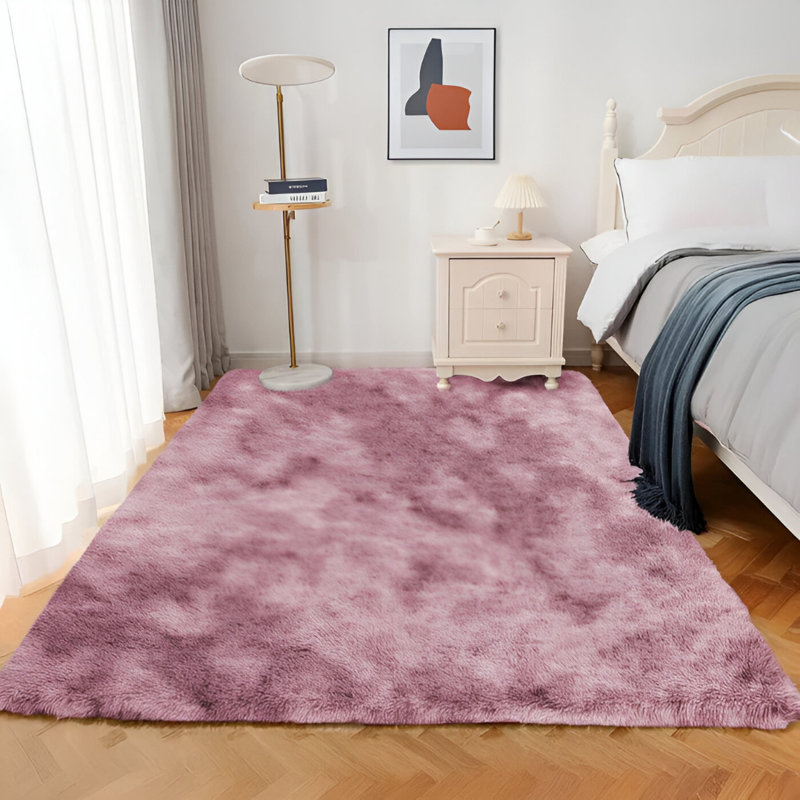 Deith Standard Shag Area Rug, Rectangle 50 x 80 cm