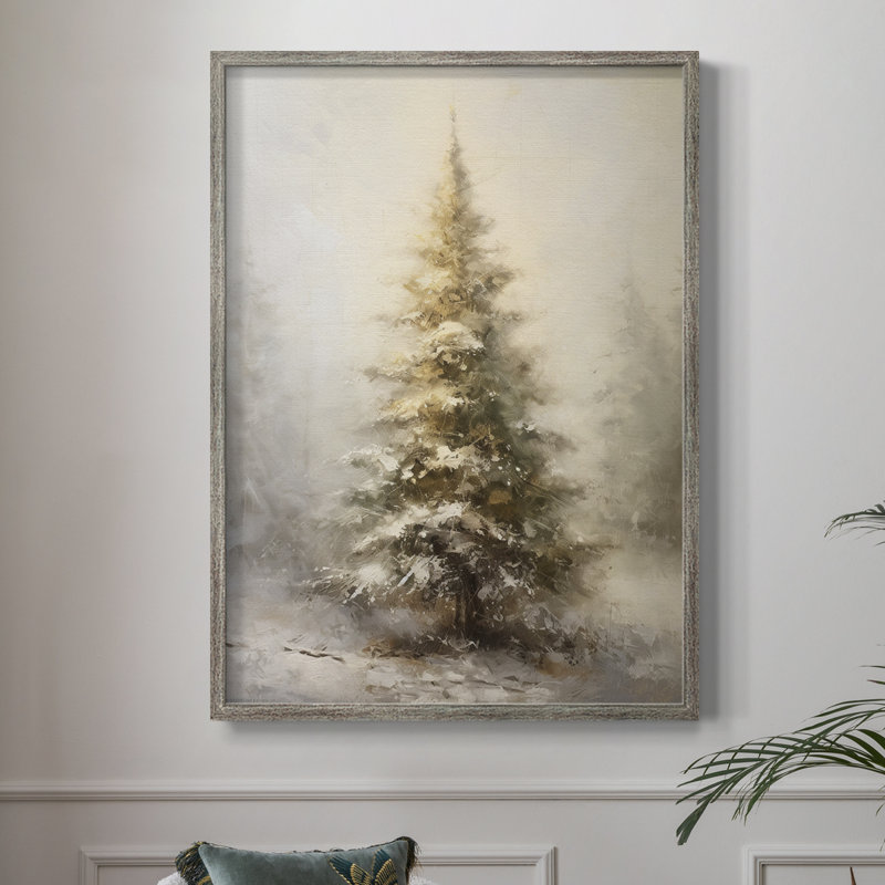 «Christmas Holiday Art Dxxxvii», reproduction d'art encadrée - bois massif, H 30 po x l 24 po