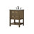 24'' Single Bathroom Vanity with Carrara Marble Top-73360040