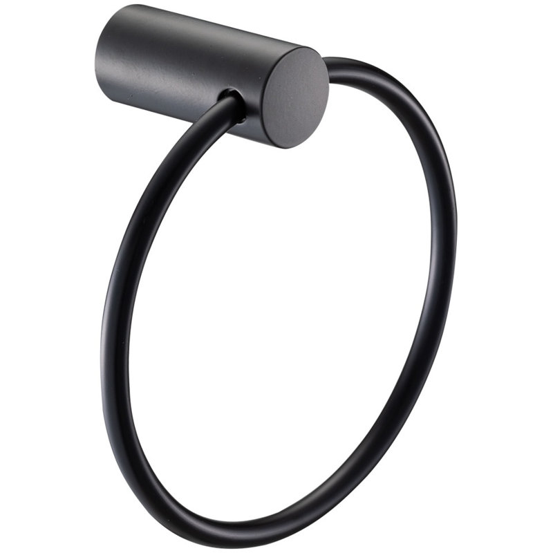 Anneau à serviettes Pure Form - noir mat, Matte Black