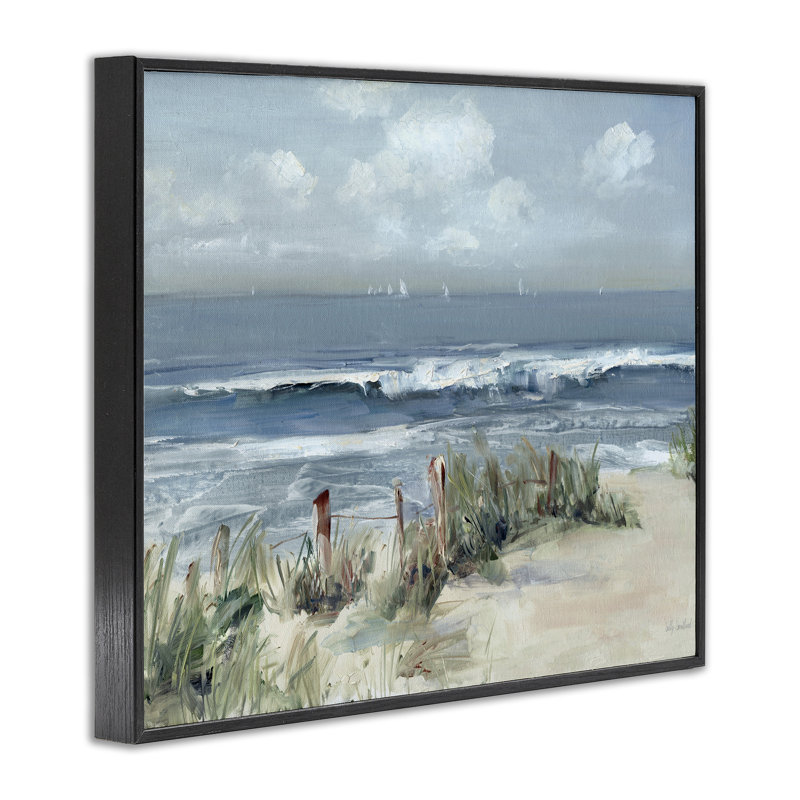 Estampe numérique brossée, conception de Sally Swatland, H 24 po x l 30 po, Giclée noire de minuit encadrée