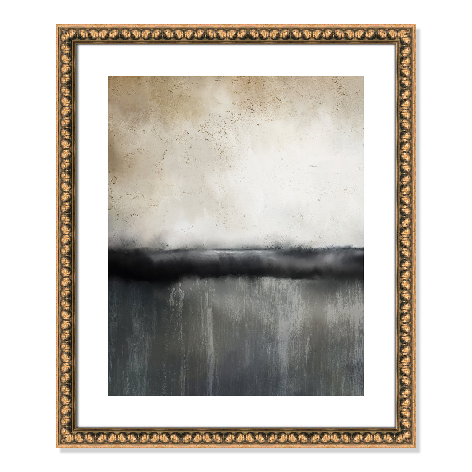 Sunset by Kimberly Allen Print, Picture Framed Paper, 25.5" H x 21.5" W, Gold Bead
