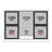 ILVE Nostalgie II Series 40 inch Dual Fuel Range with 6 Sealed Burners, Griddle (Solid Door)-99299314-99299290