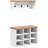 Versatile Coat Rack And Shoe Bench Set For Organized Entryways And Mudrooms