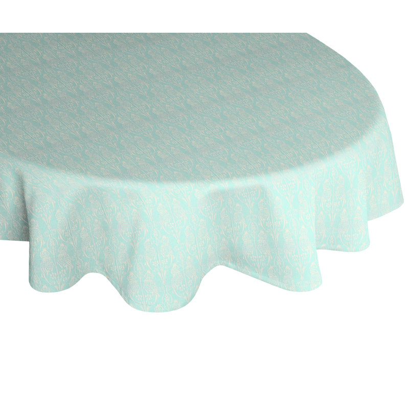 Bramley Tablecloth, Light Turquoise, 145cm W x 250cm L