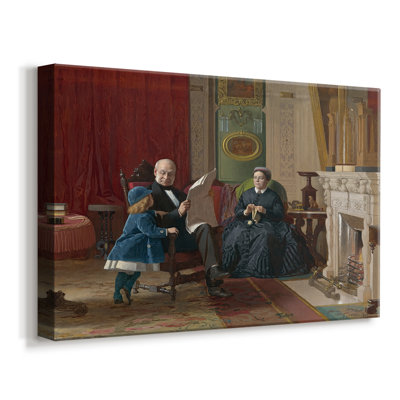 The Brown Family-Eastman Johnson-Gallery Wrapped Canvas-1869