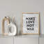 «Make Love Not War Peace» sur papier-98266761-98266764