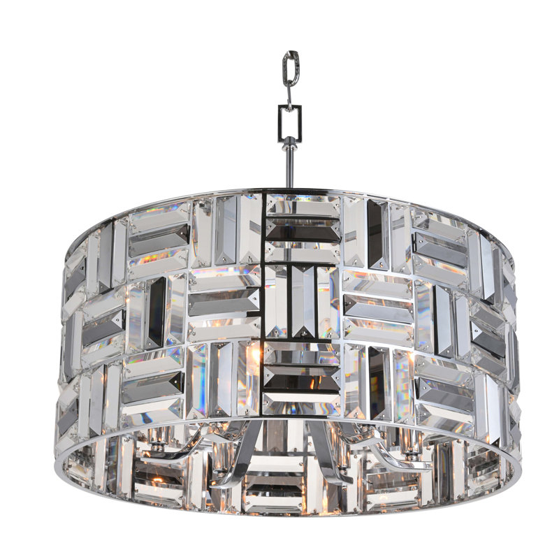 Lustre cylindrique unique / remarquable 6 lumières