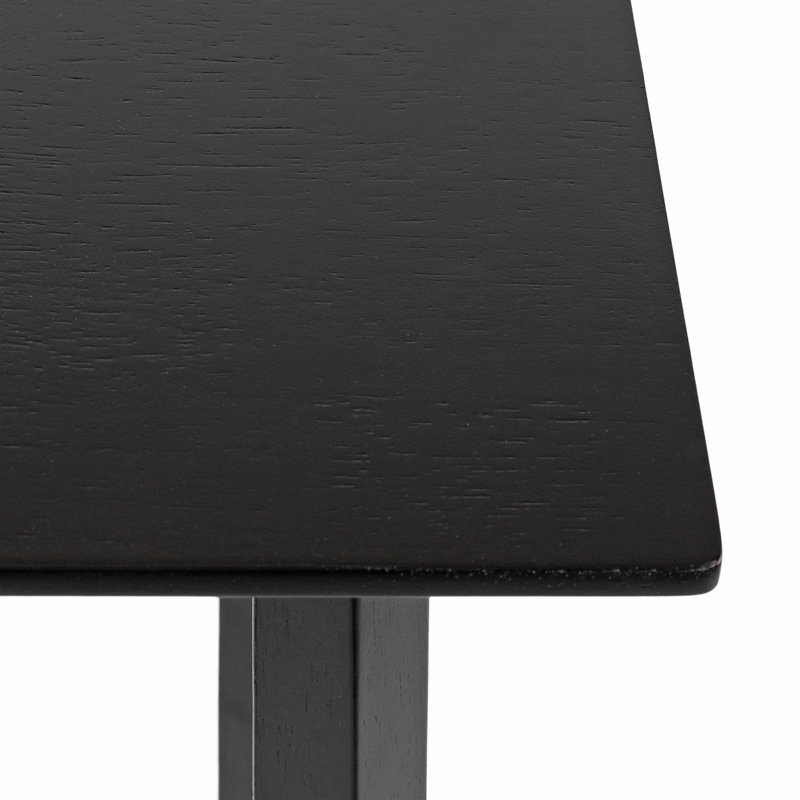 Shinee 31.49'' Console Table, Black Base/Black Top