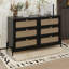 Commode 6 tiroirs 6 tiroirs Boho