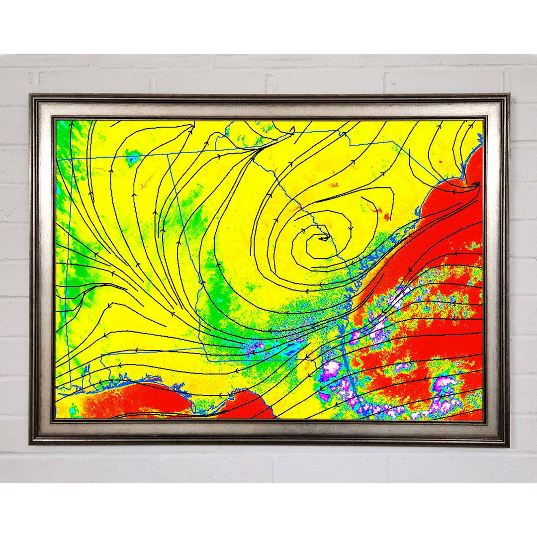 Leylines Gerahmter Druck