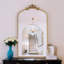 Miroir mural classique avec cadre d'inspiration baroque