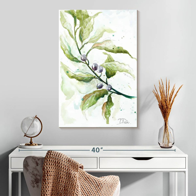 Harnek Branches To The Wind I, H 30 po x l 20 po