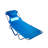 Ostrich The Ladies Comfort Lounger Foldable Beach Pool Tanning Chair, Ocean Blue-1789509768