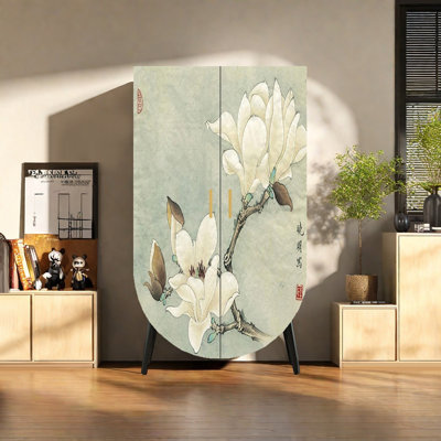 Armoire vestiaire simple de style wabi-sabi