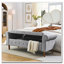 Banc de rangement capitonné-326525375