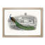Admiring a Peacock - Picture Frame Painting Print-55683059-55683058