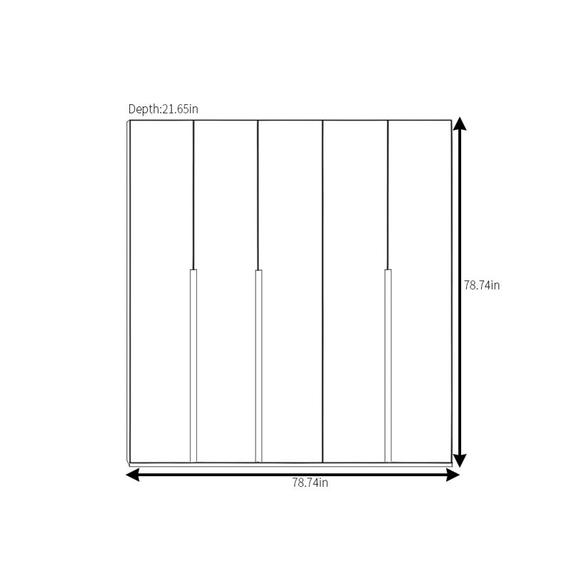 Garde-robe moderne, simple et pratique