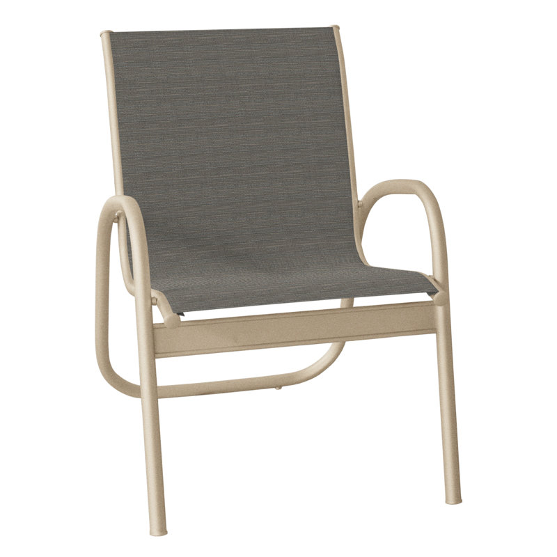 Fauteuil de patio Gardenella, Bois de plage texturé, Recueillir le charbon de bois
