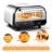 Amzchef 12" Countertop Electric Pizza Oven With 840°f High-heat Performance, Touch Presets & Pizza Stone – Stainless Steel