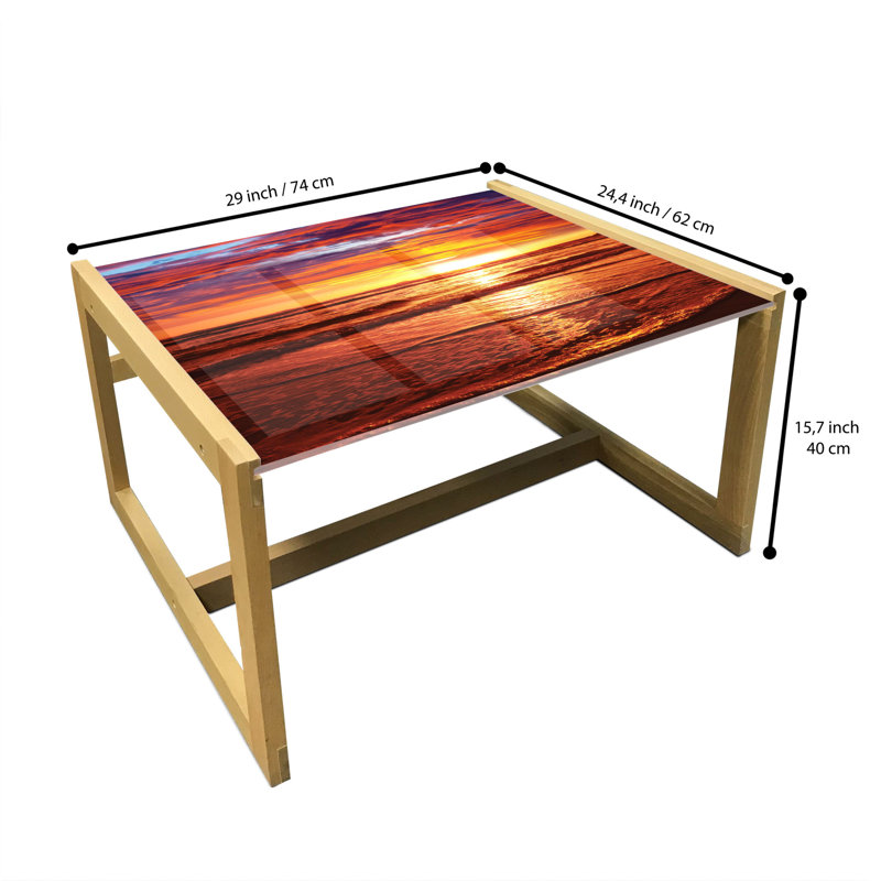 Jamiley Sled Coffee Table, 40cm H x 74cm W x 62cm D