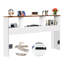 Headboard for Queen Size Bed Bookcase Headboard with LED Lights